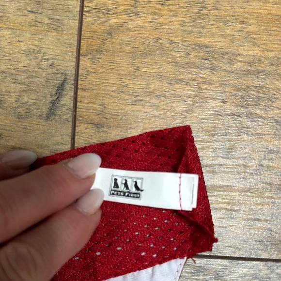 PETS FIRST Reversible University of Alabama Crimson Tide Dog Bandana, L/XL - Picture 4 of 4